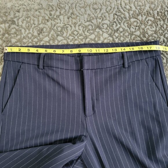 Liverpool Women’s Pinstripe Navy Blue Stretch Pants Size 14/32 - Picture 10 of 12
